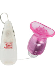 Classic Pussy Pleaser Clit Arouser with Bullet and Remote Control - Pink